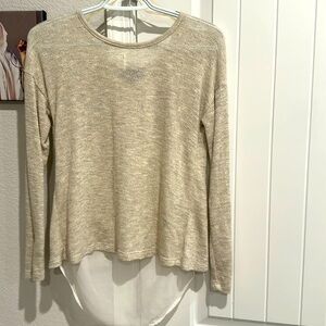 Perfect for NYE! Pretty gold champagne long sleeve